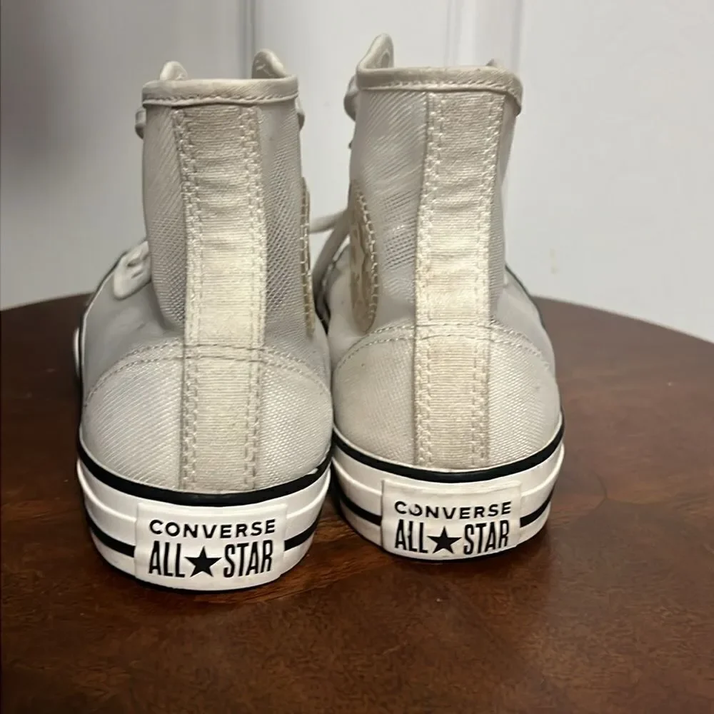 🔥 Converse Hi-Top Transparent Special Edition‎ Chuck Taylor Sneakers Women Sz 7